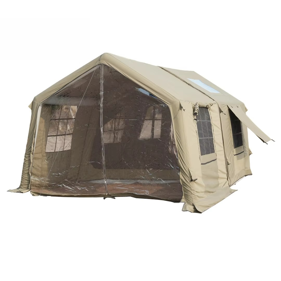 Outdoor Furniture Year Round - Green Four-Season Outdoor Cotton Air Tent