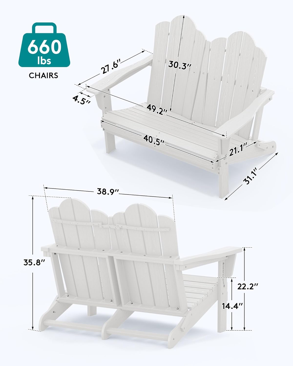 HDPE All-Weather Folding Adiro - đánh giá và giá Outdoor Furniture Hdpe
