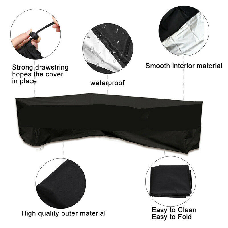 L Shape Furniture Waterproof   - đánh giá và giá Outdoor Furniture Rattan