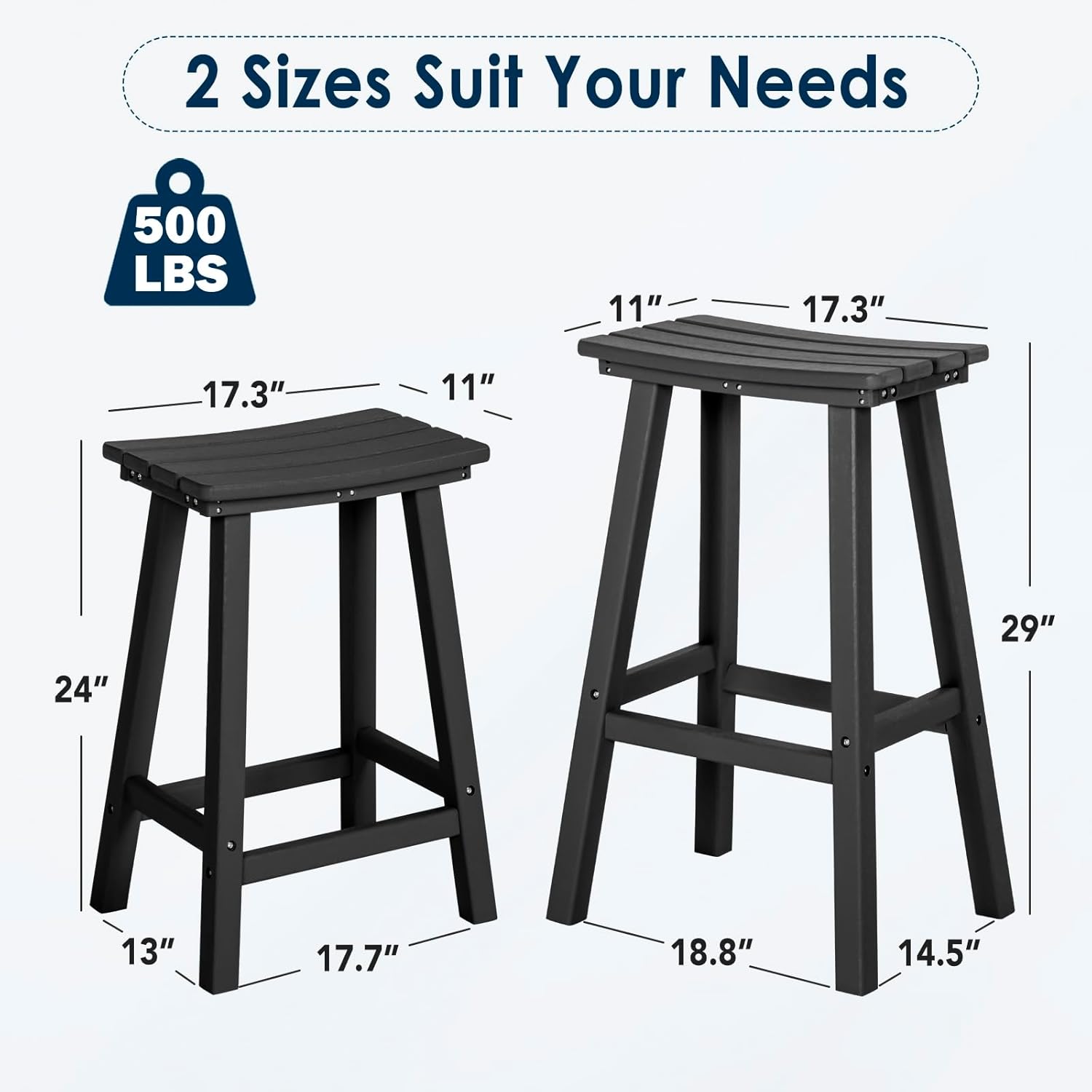 29in HDPE Outdoor Bar Stools S - đánh giá và giá Outdoor Furniture Hdpe