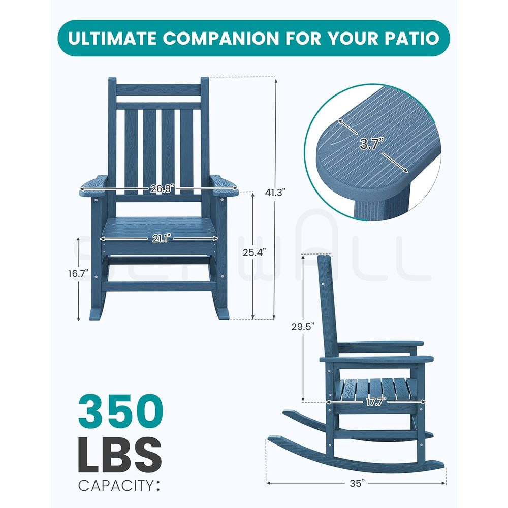 Set of 2 Oversized HDPE Outdoo - đánh giá và giá Outdoor Furniture Hdpe