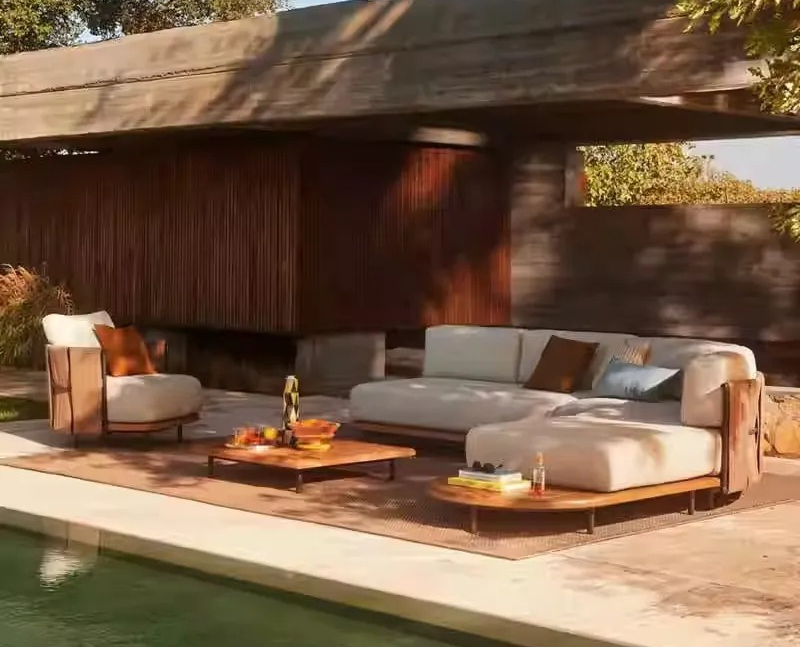 Nordic outdoor rattan sofa vil - đánh giá và giá Outdoor Furniture Rattan