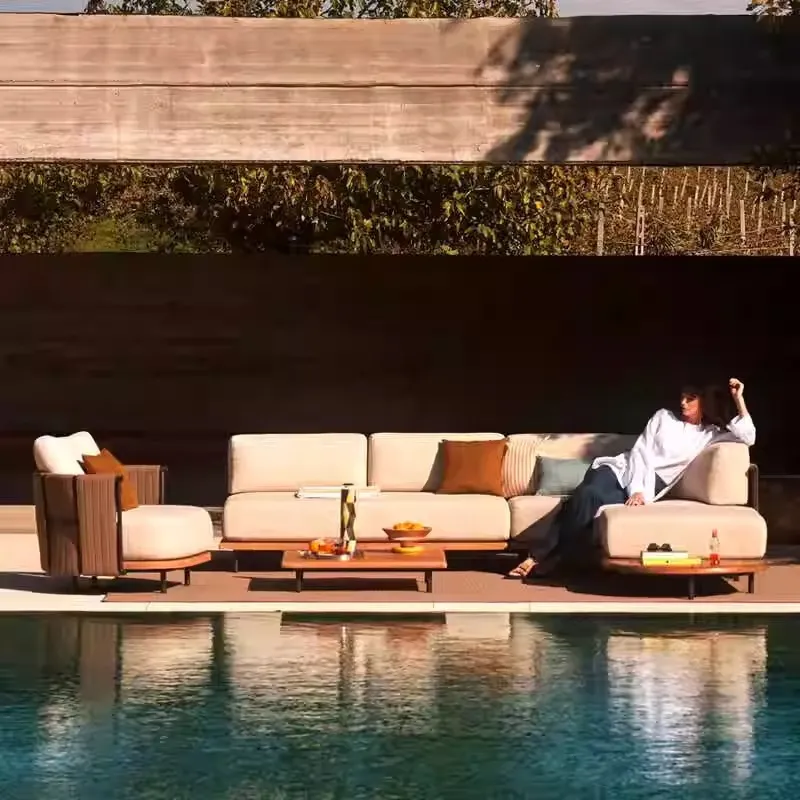 Nordic outdoor rattan sofa vil - đánh giá và giá Outdoor Furniture Rattan