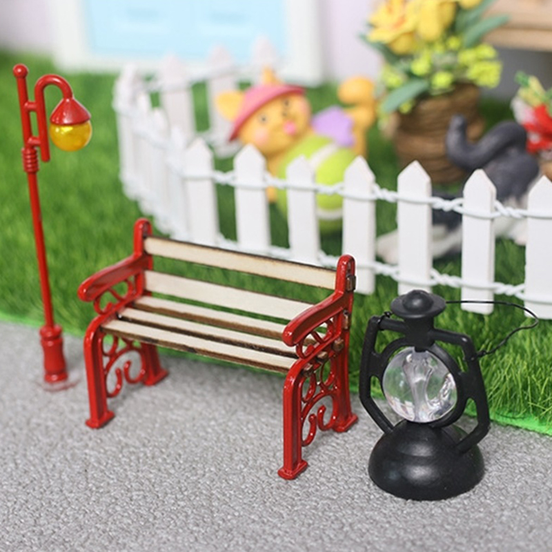 2Pcs/Set 1:12 Dollhouse Miniat - đánh giá và giá Outdoor Furniture Resin