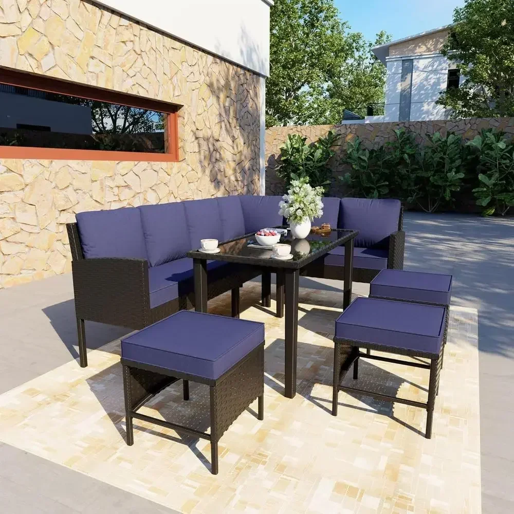 7-Piece Outdoor Patio Furnitur - đánh giá và giá Outdoor Furniture Rattan
