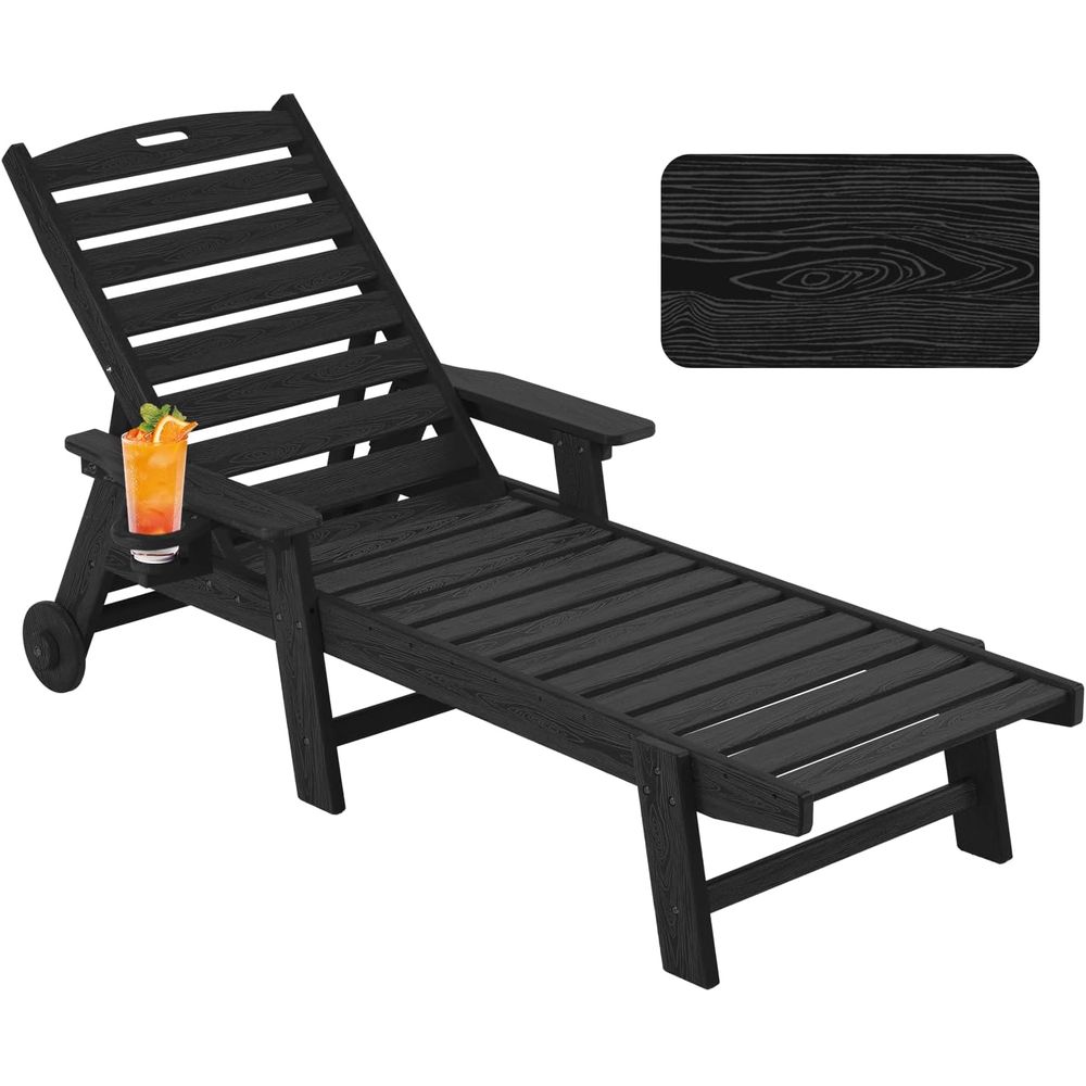 Patio Chaise Lounge Chair Outd - đánh giá và giá Outdoor Furniture Hdpe