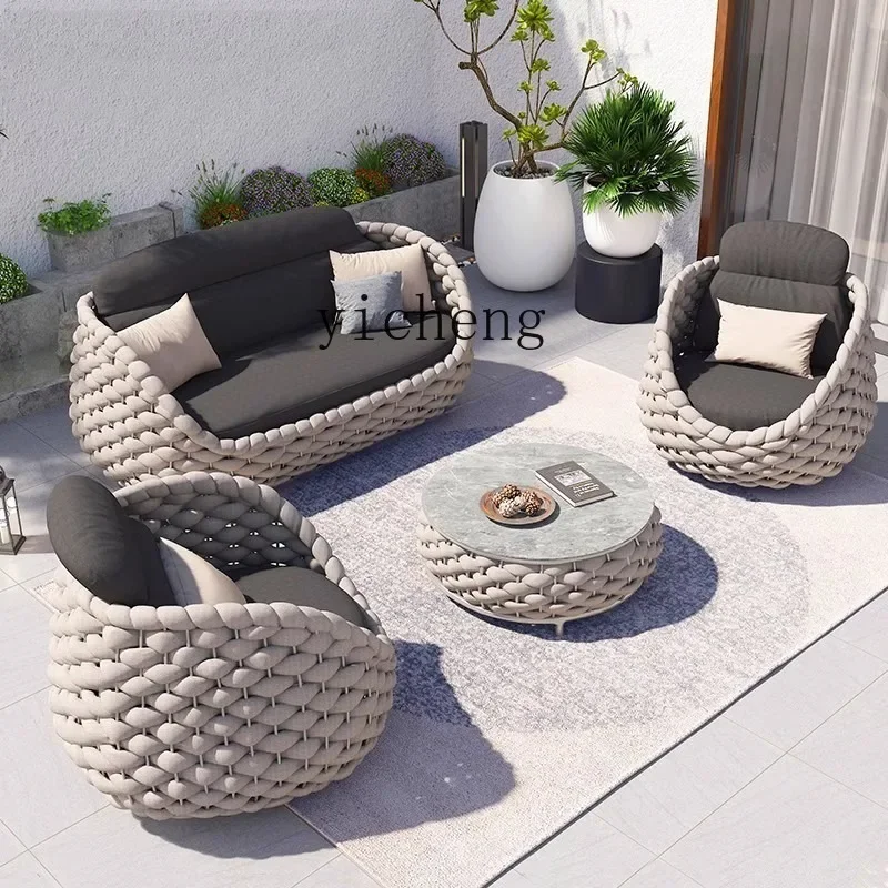 outdoor sofa courtyard villa b - đánh giá và giá Outdoor Furniture Resin