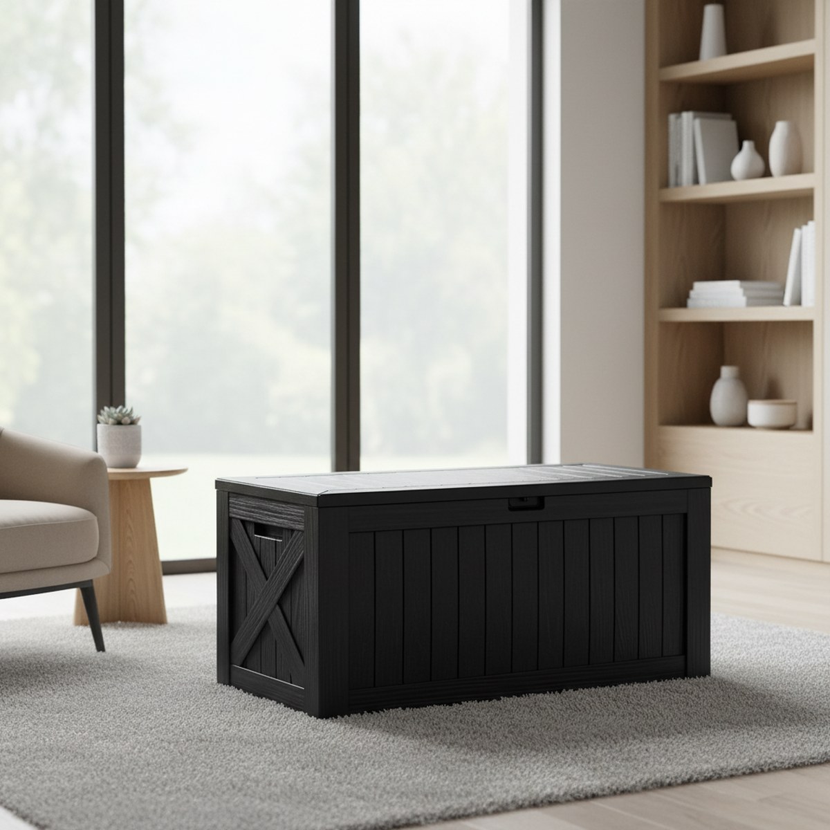 Large 120 Gallon Outdoor Deck  - đánh giá và giá Outdoor Furniture Resin