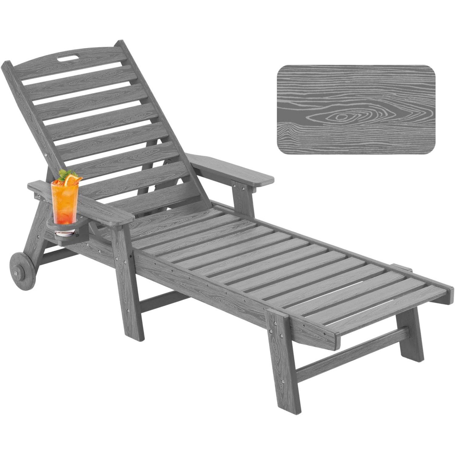 Patio Chaise Lounge Chair Outd - đánh giá và giá Outdoor Furniture Hdpe