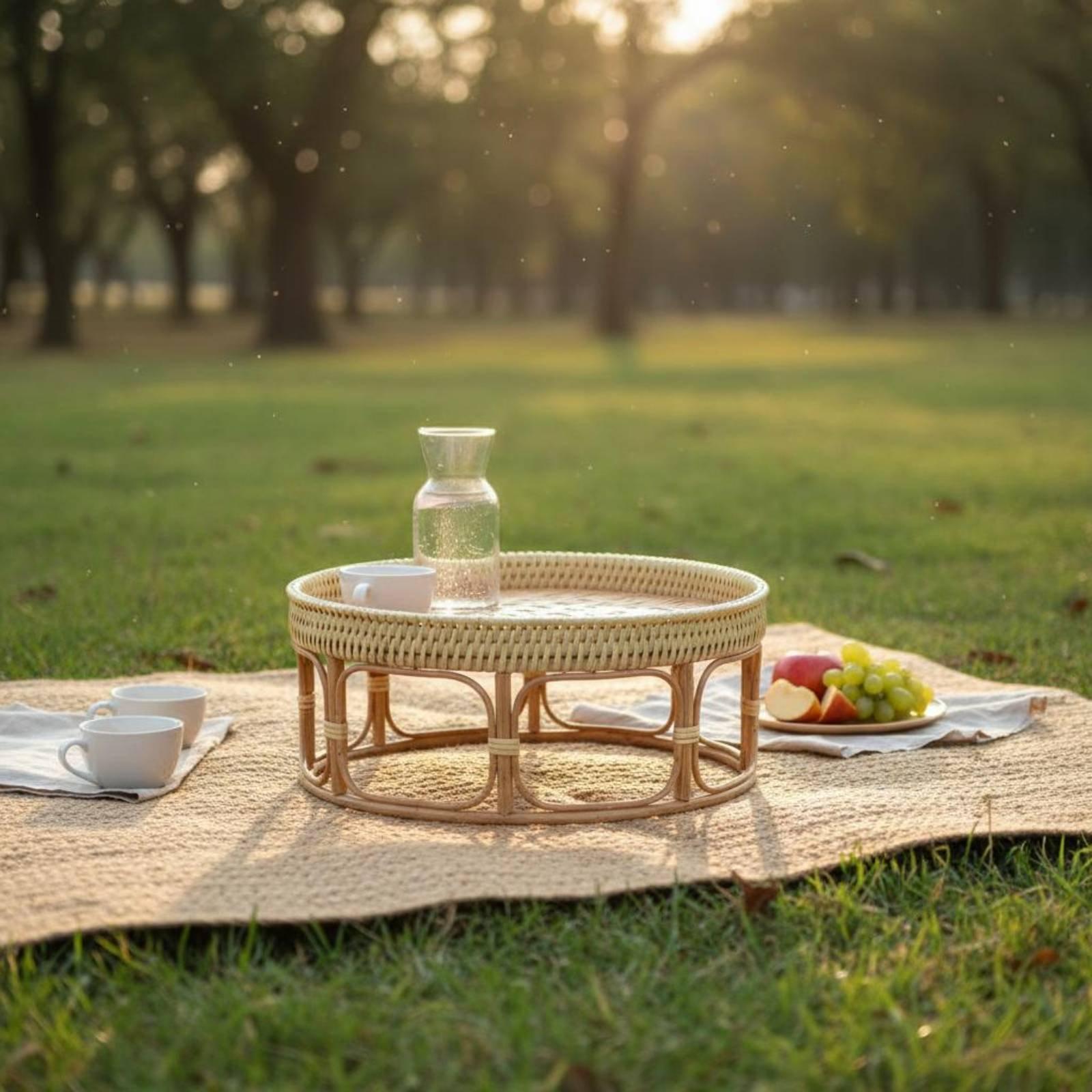 Rattan Tea Table Lightweight P - đánh giá và giá Outdoor Furniture Rattan