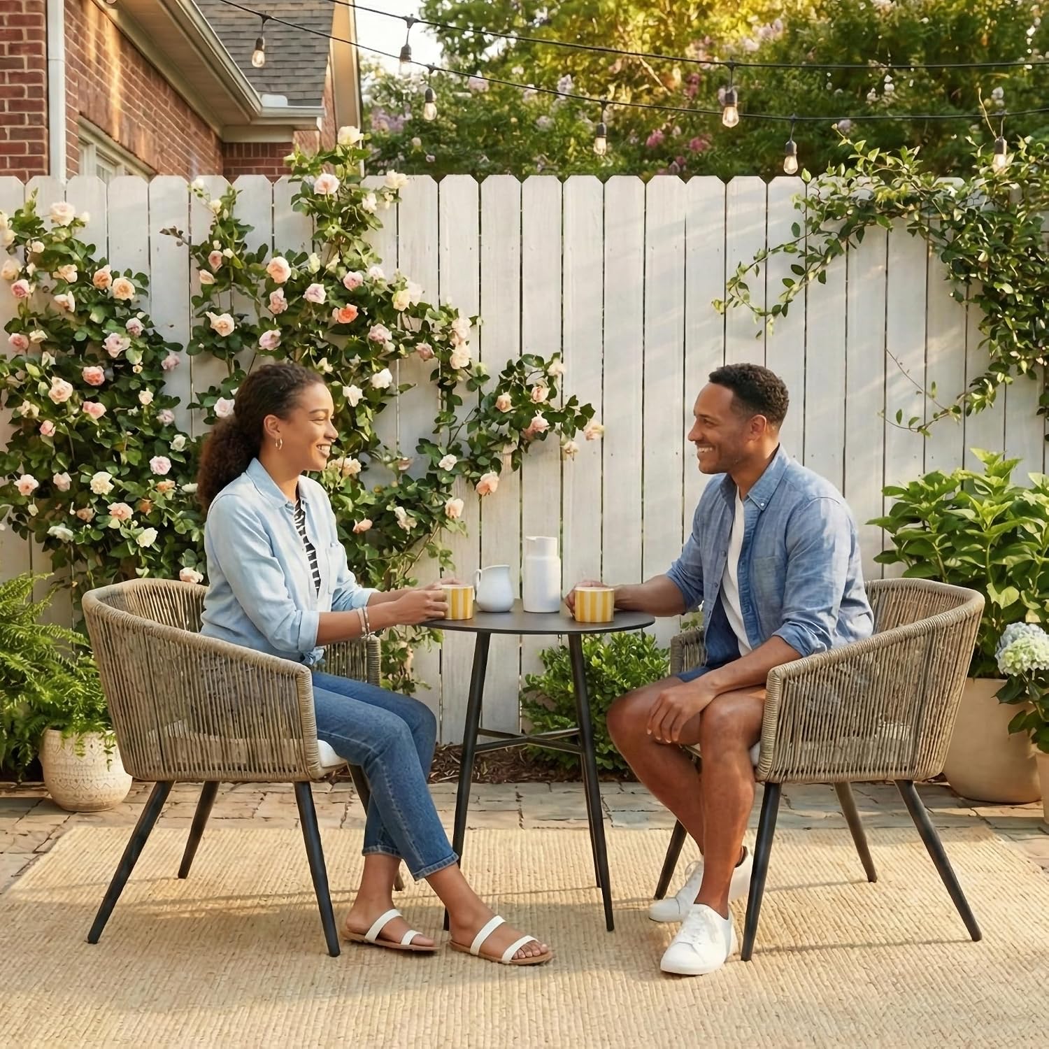 Outdoor Rattan Patio Dining Ch - đánh giá và giá Outdoor Furniture Rattan