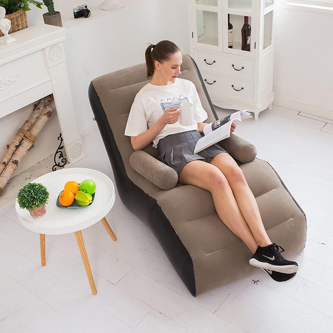 Folding Lazy Sofa,Inflatable L - đánh giá và giá Outdoor Furniture Hay