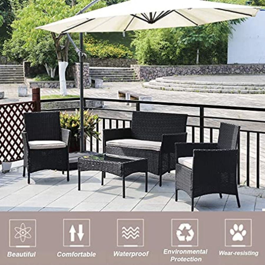 Outdoor patio furniture set: r - đánh giá và giá Outdoor Furniture Rattan