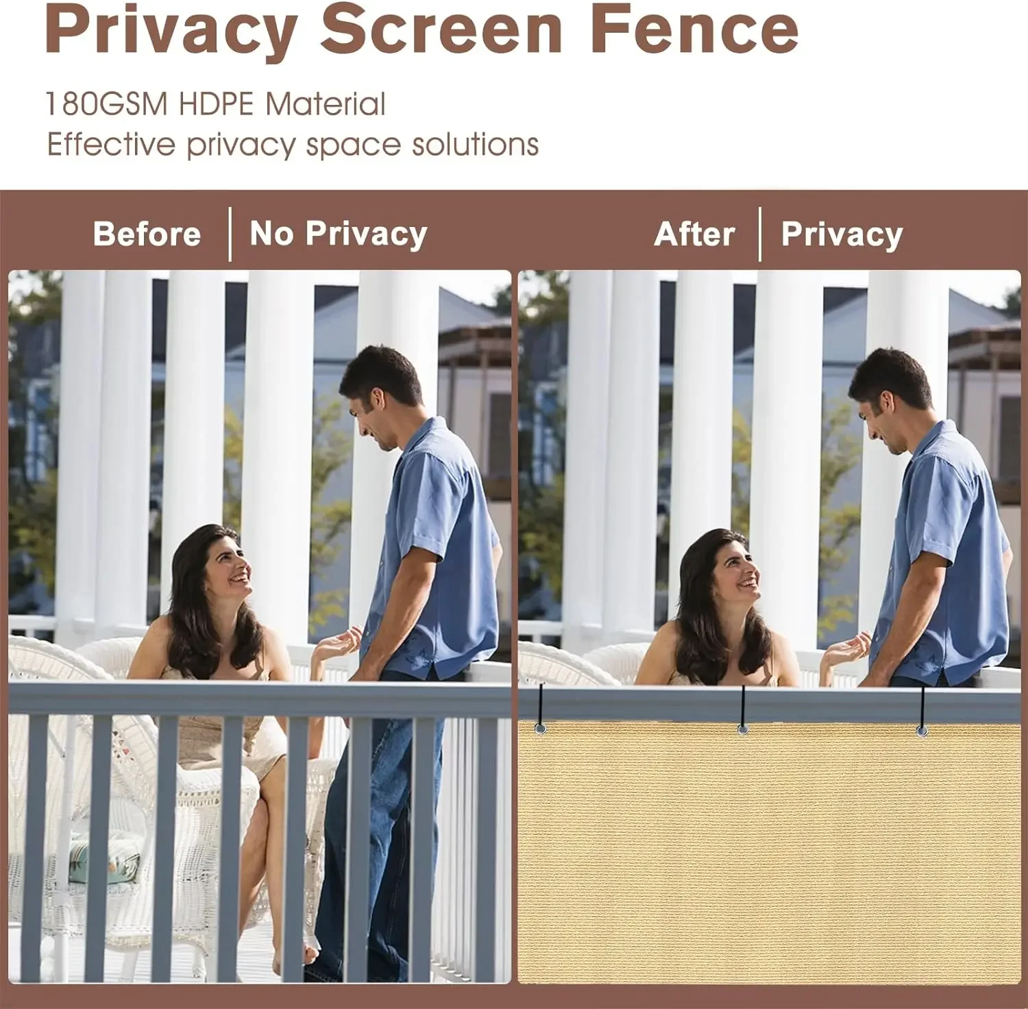 4x1M Balcony Privacy Screen He - đánh giá và giá Outdoor Furniture Hdpe