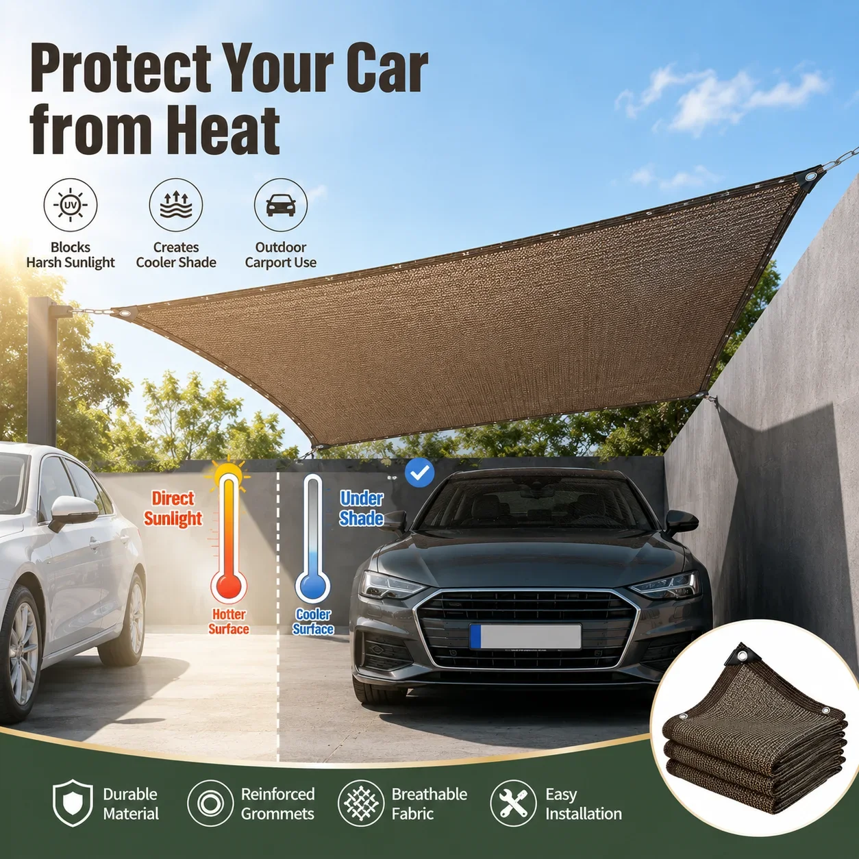 Large Courtyard Shading Net –  - đánh giá và giá Outdoor Furniture Hdpe