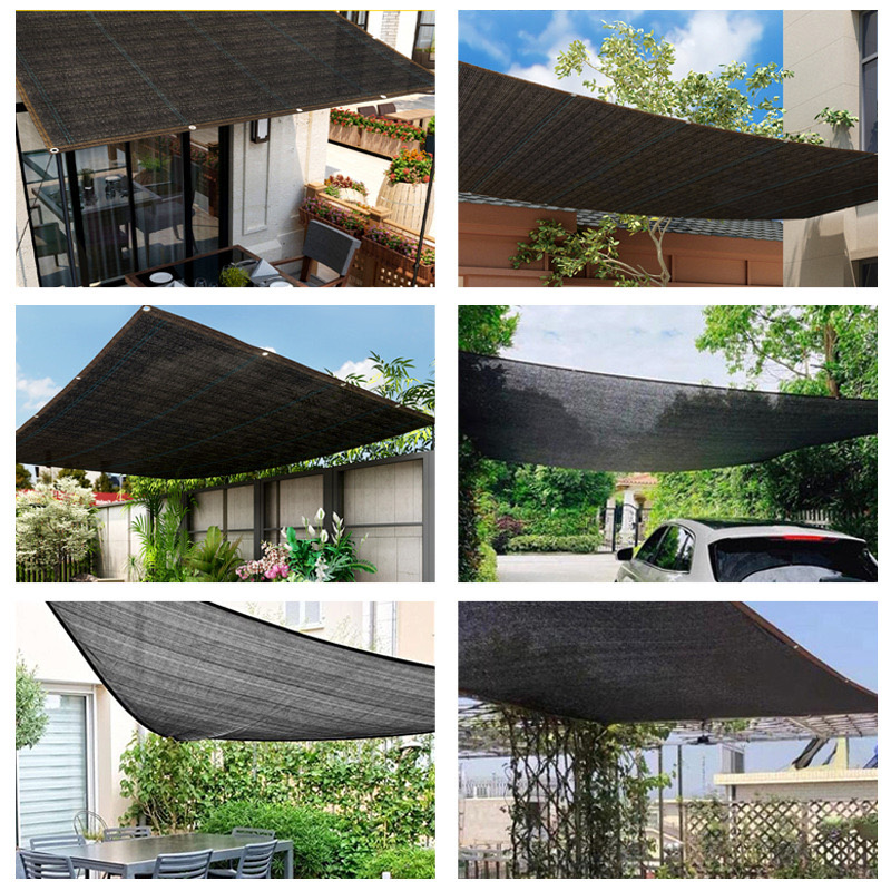 12PIN Black Sunshade Net Shadi - đánh giá và giá Outdoor Furniture Hdpe